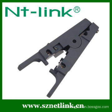 Universal stripper and cutter for UTP/STP cable conductor